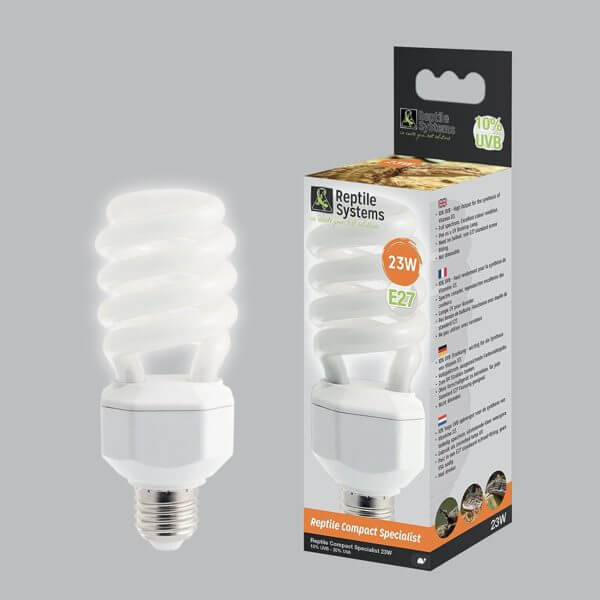 Лампа для террариума Reptile Systems Reptile Compact Specialist 23W E27 10%