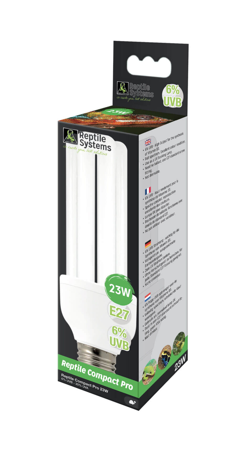 Лампа для террариума Reptile Systems Reptile Compact Pro 23W E27 6%