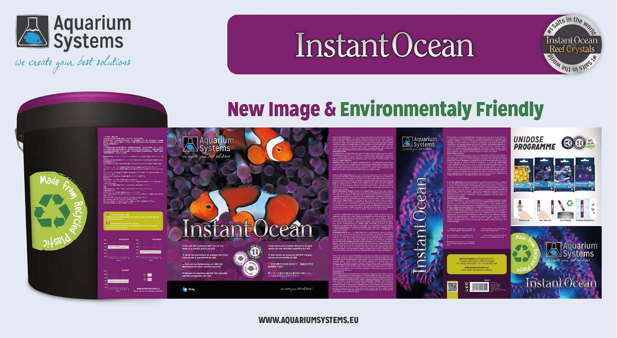 Дизайн новой упаковки Instant Ocean