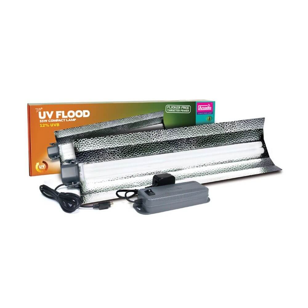Светильник для террариума Arcadia 55w Reptile UV Flood Arcadia