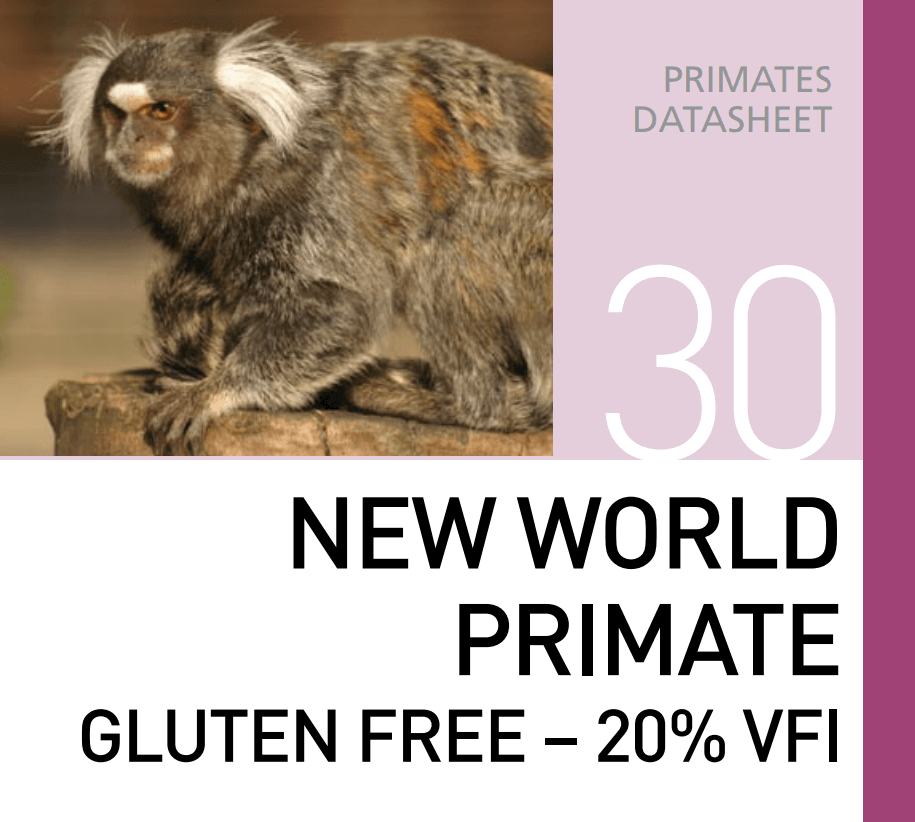 Корм для приматов нового света New World Primate Gluten Free – 20% VFI