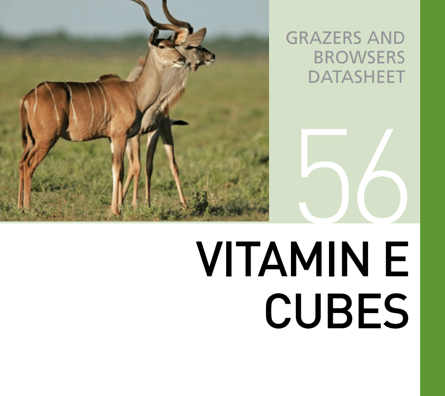 Корм для жвачных Vitamin E Cubes