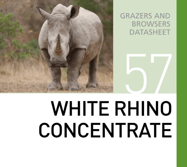 Корм для носорогов White Rhino Concentrate Mazuri Zoo Foods