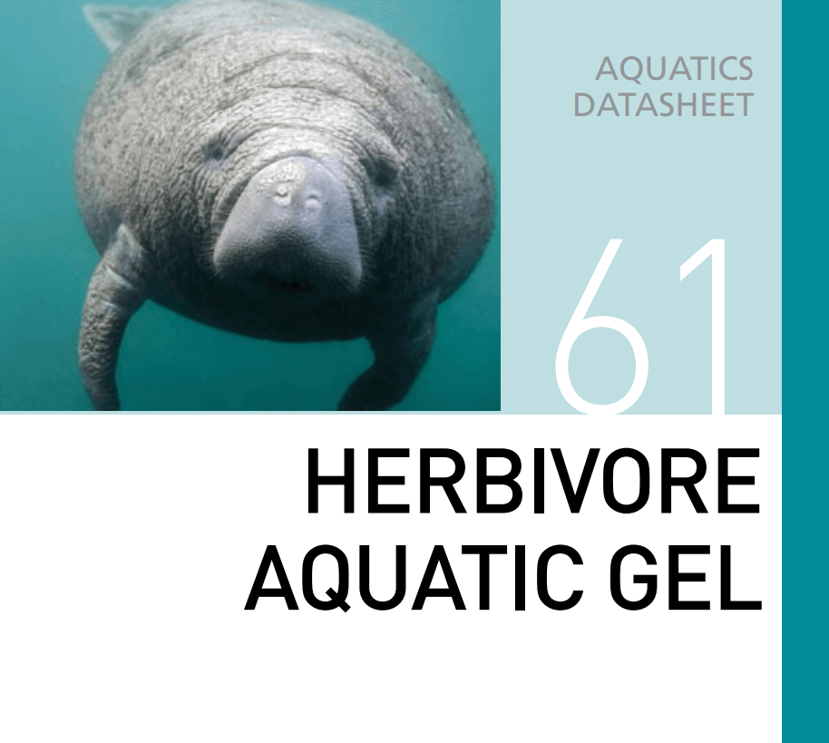 Корм для всеядных рыб и земноводных Herbivore Aquatic Gel