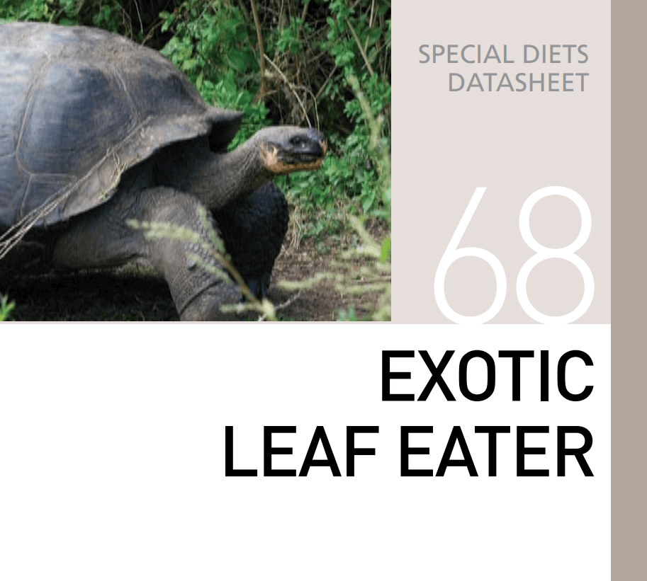 Корм для листоядных рептилий Exotic Leaf Eater