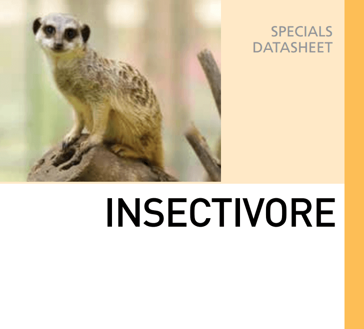 Корм для насекомоядных животных Insectivore