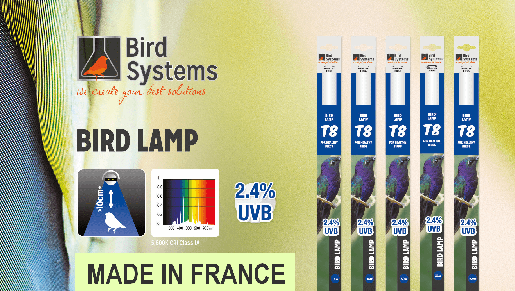 УФ лампа для птиц Bird Systems Bird Lamp T8 Arcadia